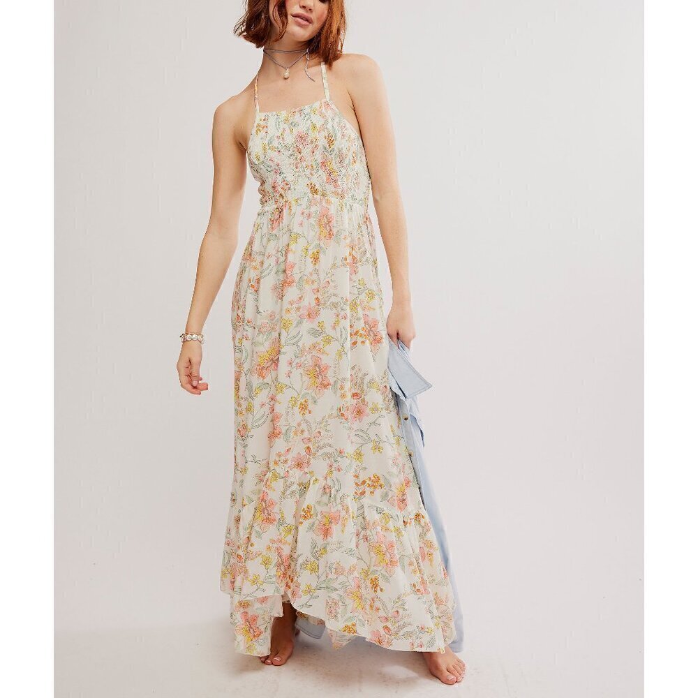 FREE PEOPLE Heat Wave Printed Maxi / Floral Combo - Picture 4 of 9